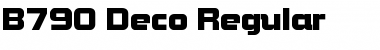 B790-Deco Font