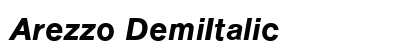 Arezzo DemiItalic preview