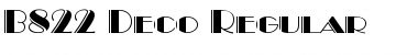 B822-Deco Regular Font