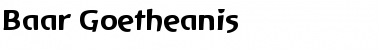Download Baar Goetheanis Font Download Baar Goetheanis Font