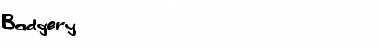 Download Badgery Font Download Badgery Font