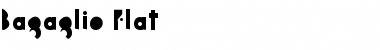 Bagaglio Flat Font