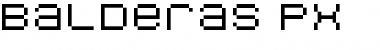Balderas Px Font