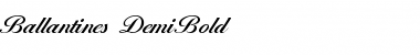 Download Ballantines-DemiBold Font