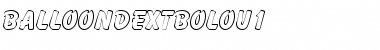 Download BalloonDExtBolOu1 Font Download BalloonDExtBolOu1 Font