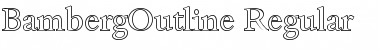 BambergOutline Regular Font BambergOutline Regular Font