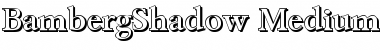 BambergShadow-Medium Regular Font