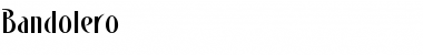 Download Bandolero Font Download Bandolero Font