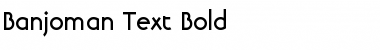 Banjoman Text Bold Font