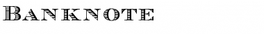 Banknote Font