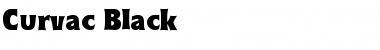 Curvac Black Font