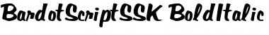 BardotScriptSSK Font