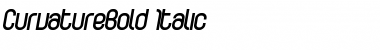 CurvatureBold Italic Regular Font