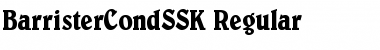 BarristerCondSSK Font