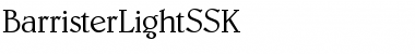 BarristerLightSSK Font