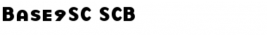 Base9SC SCB Font