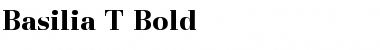 Basilia T Bold Font