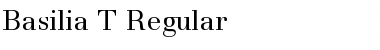 Basilia T Regular Font