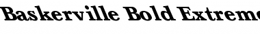 Baskerville-Bold Extreme Lefty Font