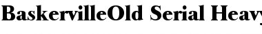 BaskervilleOld-Serial-Heavy Regular Font