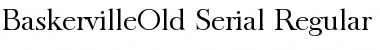 BaskervilleOld-Serial Regular Font