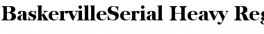 BaskervilleSerial-Heavy Regular Font