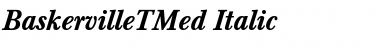BaskervilleTMed Italic Font