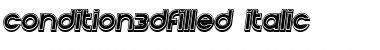 Condition 3d Filled Font