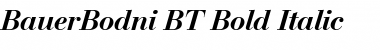 BauerBodni BT Font