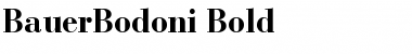 BauerBodoni Bold Font