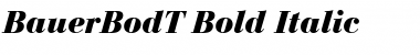 BauerBodT Font