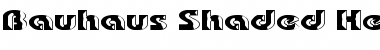 Bauhaus 'Shaded' Font