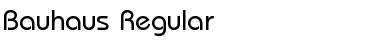 Bauhaus Regular Font