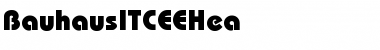 BauhausITCEEHea Regular Font