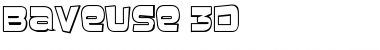 Baveuse 3D Regular Font