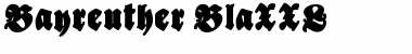 Bayreuther-BlaXXL Regular Font