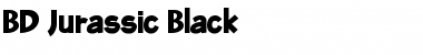 BD Jurassic Black Font