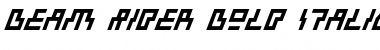 Beam Rider Bold Italic Font