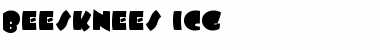 Beesknees ICG Font
