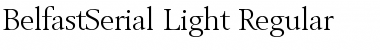 BelfastSerial-Light Font