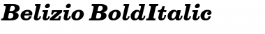 Belizio Italic Font