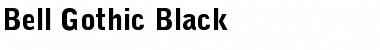 Bell Gothic Black Regular Font