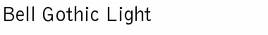 Bell Gothic Light Font