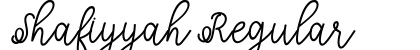 Shafiyyah Regular preview