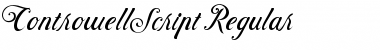 Controwell Script Regular Font