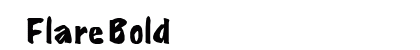 &#65535;Flare Bold preview