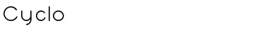 Cyclo Font