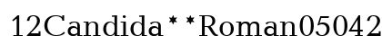 12Candida**Roman05042 Roman preview