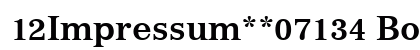 12Impressum**07134 Bold preview