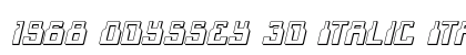 1968 Odyssey 3D Italic Italic preview